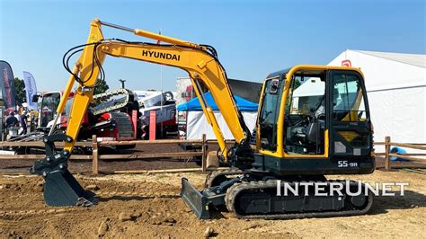 hyundai compact excavator r55 a reviews|r55 9a specs.